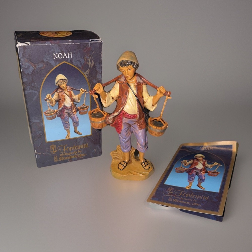 Vtg 2000 Fontanini Heirloom Nativity Noah Water Boy 52562 Roman 5" Collection